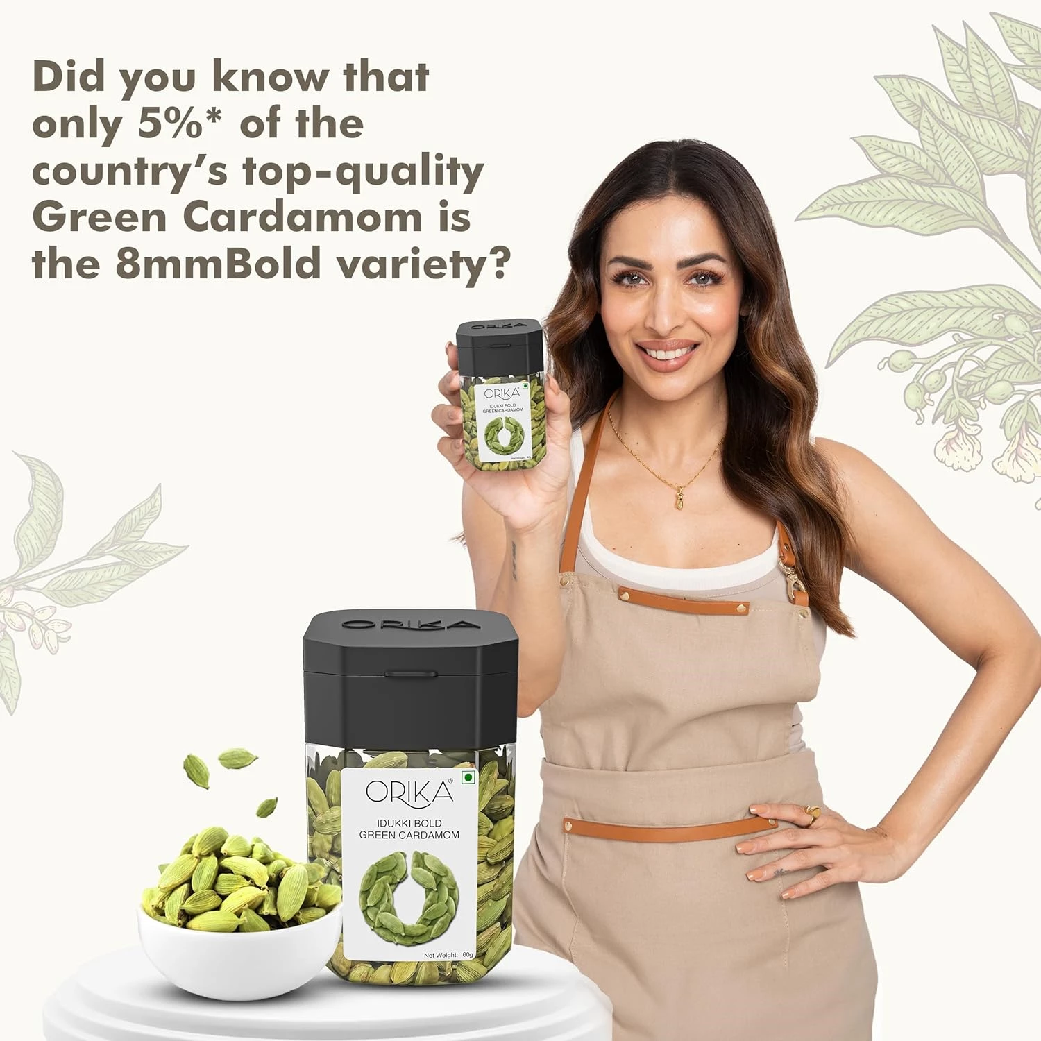 Orika Idukki Bold Green Cardamom Whole, 60 g-3.webp